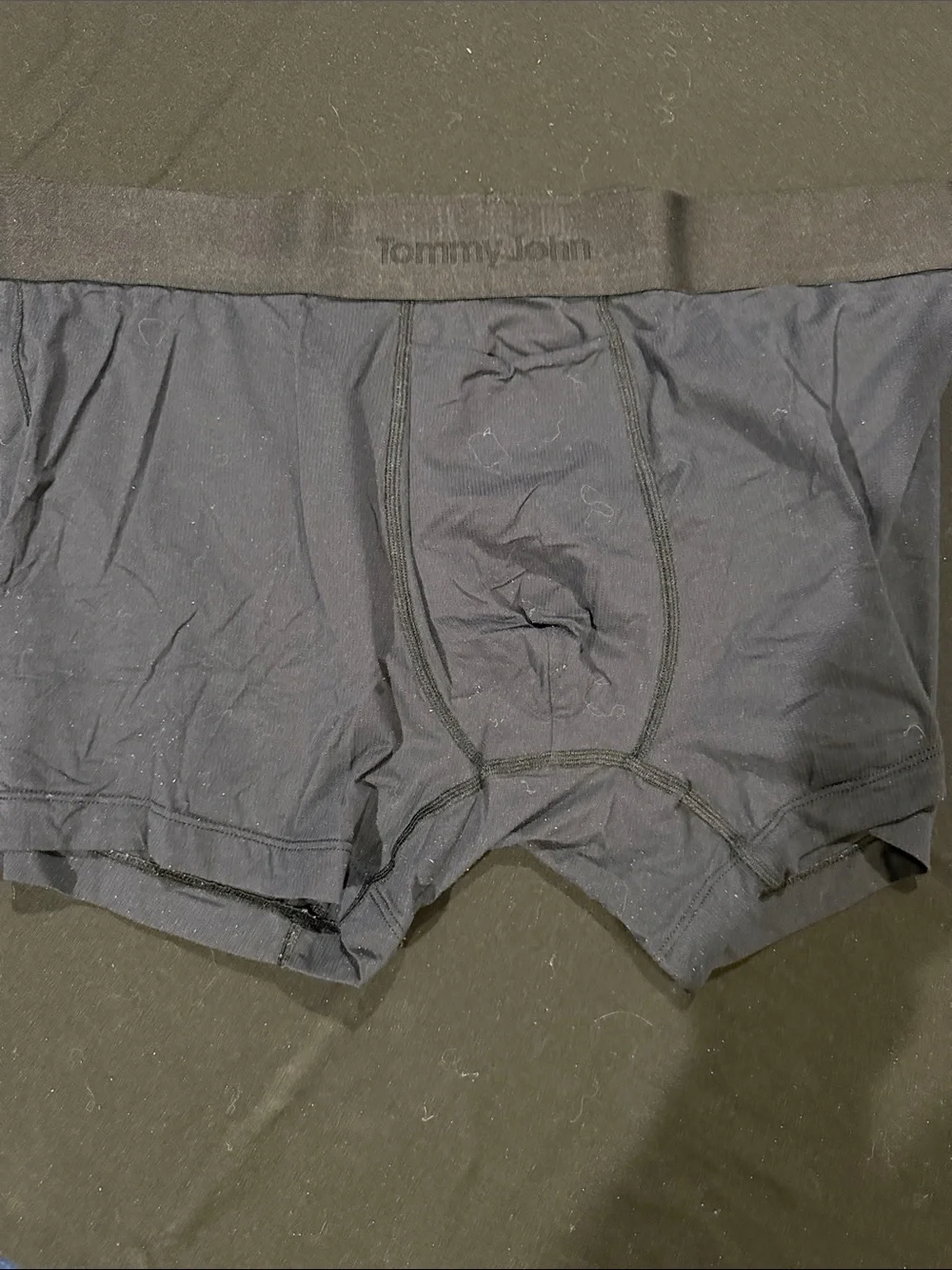 Tommy John Men's Black Boxer Briefs